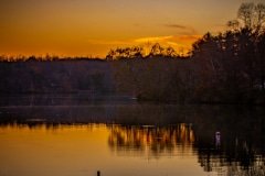 Sunset On Lake Logan