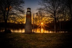 Sunset at the lighthouse