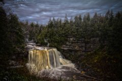 Early Snow at Black Water Falls